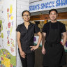 Chefs Donna Chau, Kenji Okuda and Santo Bun have taken over running the Stanmore Public Canteen.