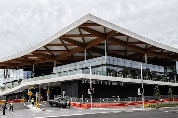 The new Sydney Fish Market will have about 400 parking spots.