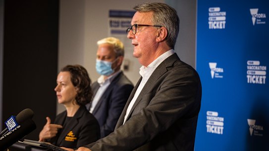 Victorian Health Minister Martin Foley.