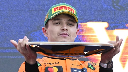 Lando Norris reflects on winning the Sir Jack Brabham trophy.
