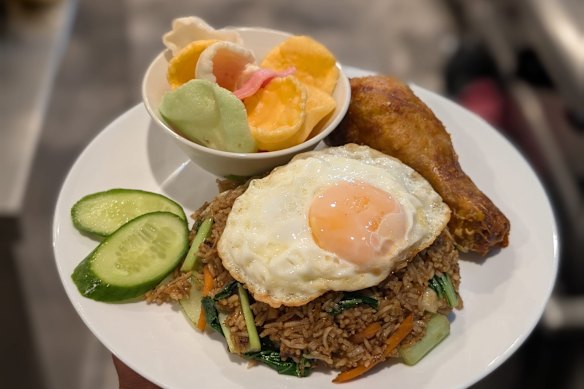 Nasi goreng Warung special. 