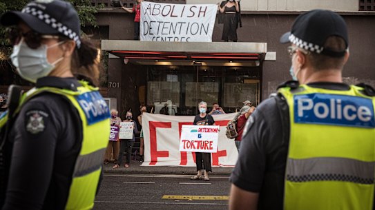 The world tennis No. 1’s stay in a Melbourne hotel this week focused attention the asylum seekers being held there.