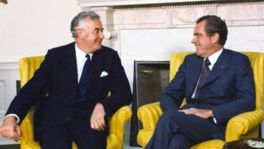Gough Whitlam and Richard Nixon, 1973.