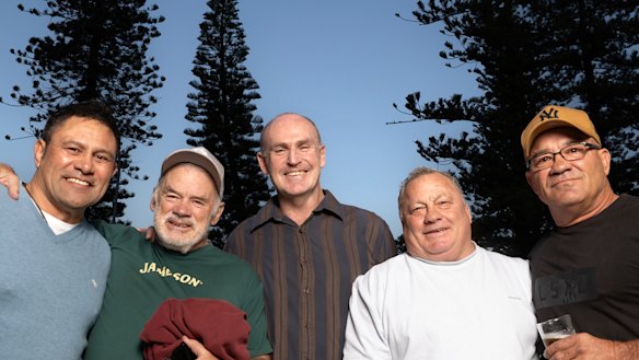 John Timu, coach Chris Anderson, Matthew Ryan, Terry Lamb, and Jason Hetherington.