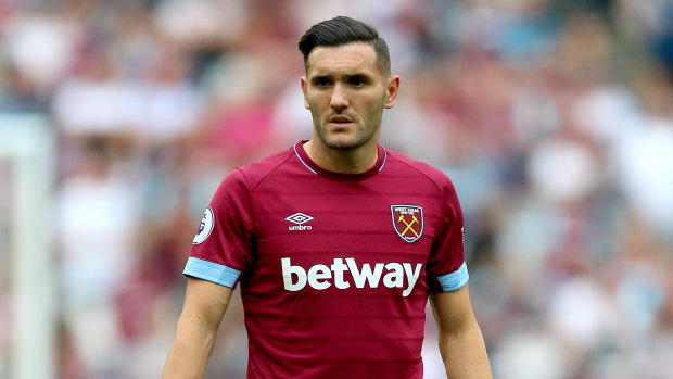 Denial: West Ham's Lucas Perez has refuted claims he refused to take the field against Everton.