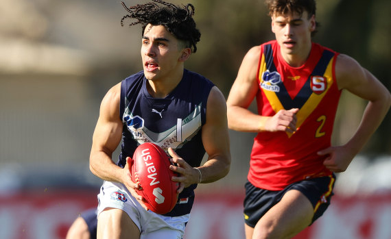 Essendon’s NGA prospect Isaac Kako is tipped to attract a top-10 draft bid.