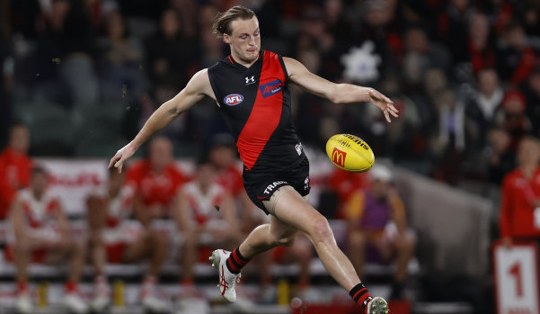 Essendon star Mason Redman is among the AFL players who inked a long-term deal this year.