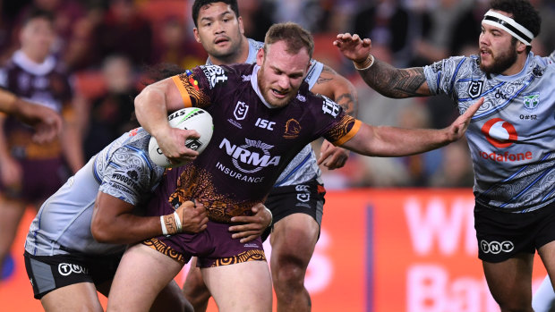 Matt Lodge has endured a roller-coaster of emotions since his controversial return to rugby league via the Brisbane Broncos.