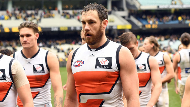 Back in the game: Shane Mumford is returning to the AFL this year with the GWS Giants, but his start to the season may be delayed even further.