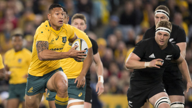 Former Wallabies fullback Israel Folau is keen to play for Tonga. 