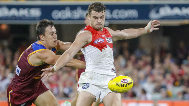 Tom Papley was a bright spot for the Swans.