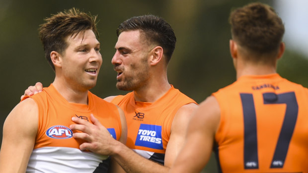 Toby Greene and Stephen Coniglio will be key players for the Greater Western Sydney Giants this season.