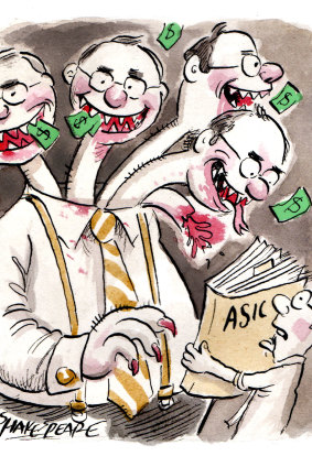Remembering the good old days of investment banking. Illustration: John Shakespeare