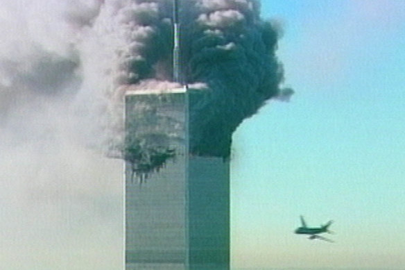 The second aircraft flies into the World Trade Centre in New York.