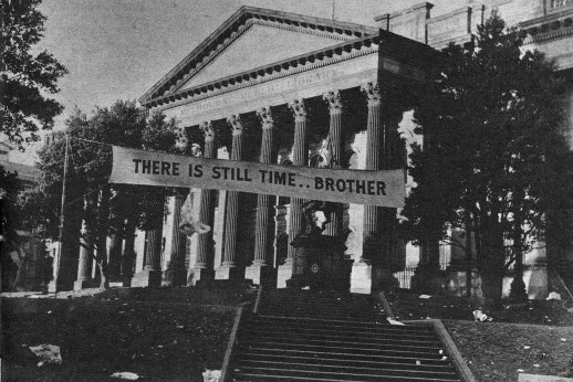 A deserted Melbourne in the 1959 film <i>On the Beach</i>.