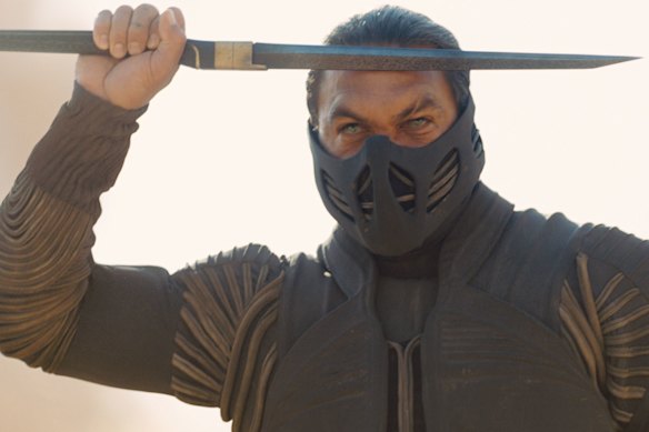 Live by the sword, die by the sword. Jason Momoa as Duncan Idaho in Dune: Part Three.