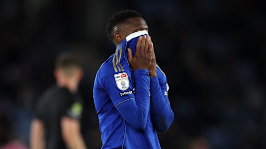 Leicester City's Patson Daka after the 2-2 draw with Hull City.