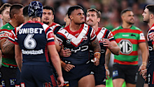 Spencer Leniu during his side’s round 27 loss.