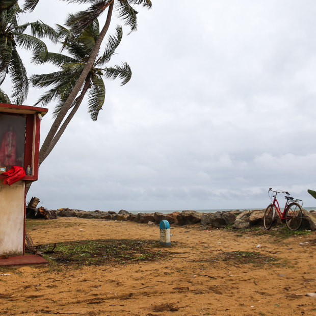 Statues of Jesus are a regular sight on the Catholic coastal belt.