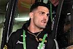 Nathan Cleary arrives at Accor Stadium.
