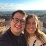 Brittany Higgins and David Sharaz.