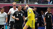 Belgium goalkeeper Thibaut Courtois walks off in tears.