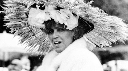 Lillian Frank at the 1984 Melbourne Cup.