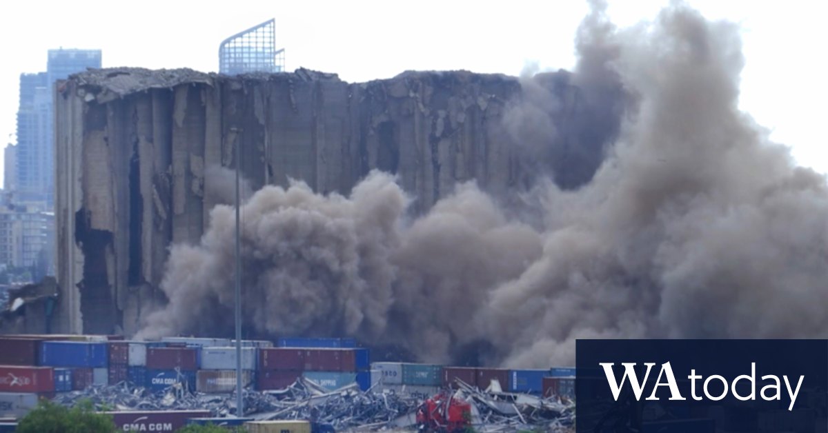 Beirut silo collapses, reviving trauma as blast anniversary nears - Vimarsana News