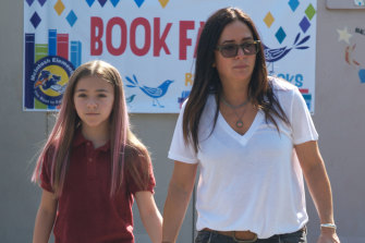 Pamela Adlon, the creator and star of Better Things, with her on-screen daughter played by Olivia Edward.