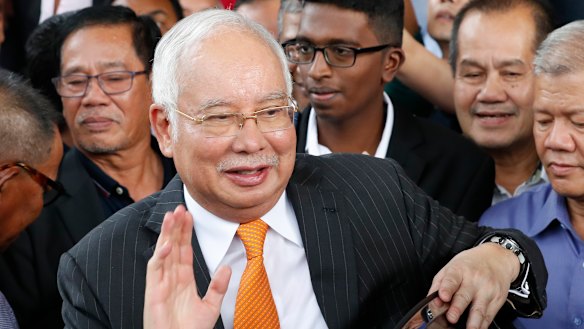 Former Malaysian prime minister Najib Razak.
