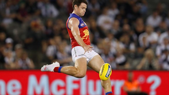 Lachie Neale in action on Thursday night