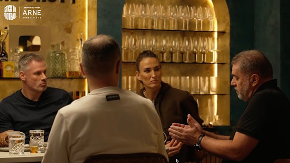 Ange Postecoglou speaks on the ‘Stick to Football’ podcast. 