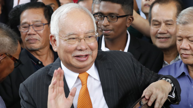 Former Malaysian prime minister Najib Razak.