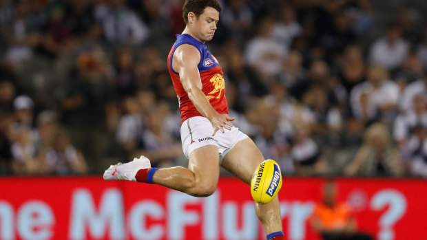 Lachie Neale in action on Thursday night
