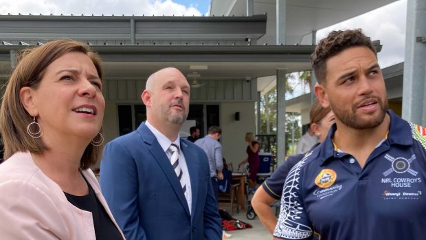Queensland Opposition Deb Frecklington announced her Ice taskforce at Cowboys HQ today