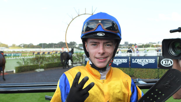 Rapid rise: In-form apprentice Robbie Dolan is set to join an elite club riding 50 winners as an apprentice in one season