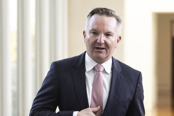 Minister for Climate Change and Energy Chris Bowen.