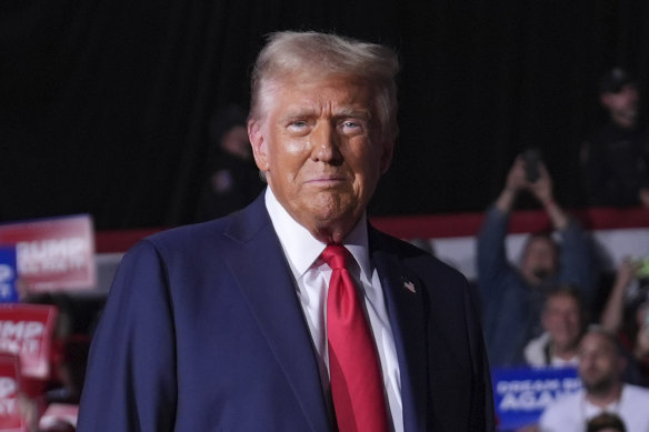 Trump said the portrait was “purposefully distorted”.