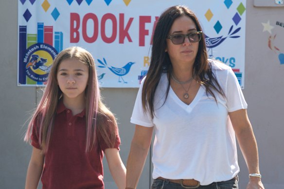 Pamela Adlon, the creator and star of Better Things, with her on-screen daughter played by Olivia Edward.