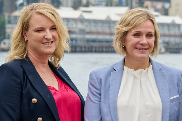 Kylea Tink’s seat of North Sydney would absorb Zali Steggall’s Warringah electorate under the Liberal Party’s proposed boundary redrawing.