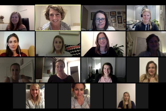 Melbourne pregnant women and mothers with babies met up on Zoom during the lockdown, and have started to bond together in real life.