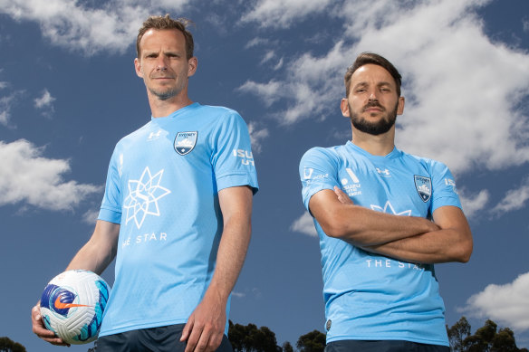 Sydney FC skipper Alex Wilkinson and Johnny Warren medal winner Milos Ninkovic are back for another A-League season.