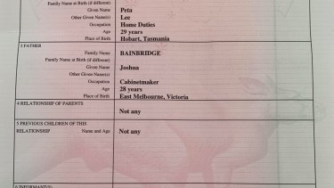 birth certificate victorian victoria certificates relationship registered marriage reversed roadblock unfair wedlock rule after previously recognised facto unmarried couples