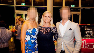 Former Retail Food Group executive Alicia Atkinson, centre, disputes the tax bill the ATO slapped on her private group Exit 57 Investments.