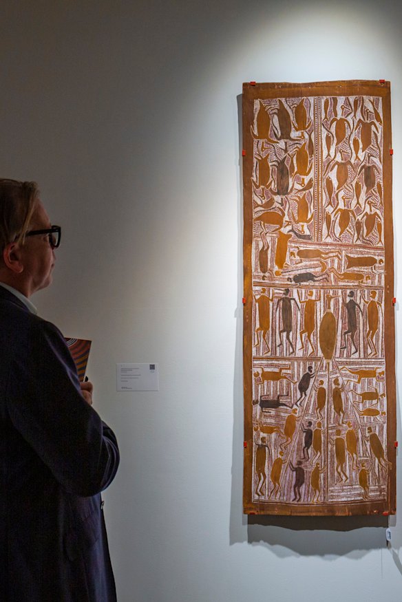 33 works by indigenous artists will be auctioned by Sotheby's.