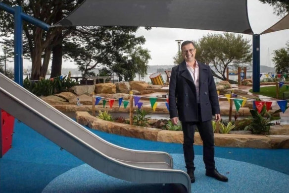 Richard Shields opened a new playground on Wednesday.