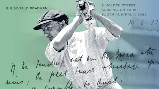 Don Bradman letter