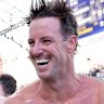 James Magnussen after the 100m freestyle at the Enhanced Games.