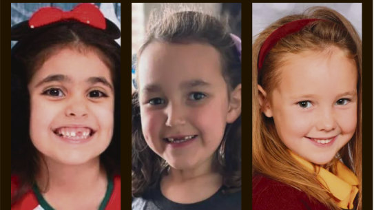 Victims of the attack: Alice Dasilva Aguiar, 9, Bebe King, 6 and Elsie Dot Stancombe, 7. 