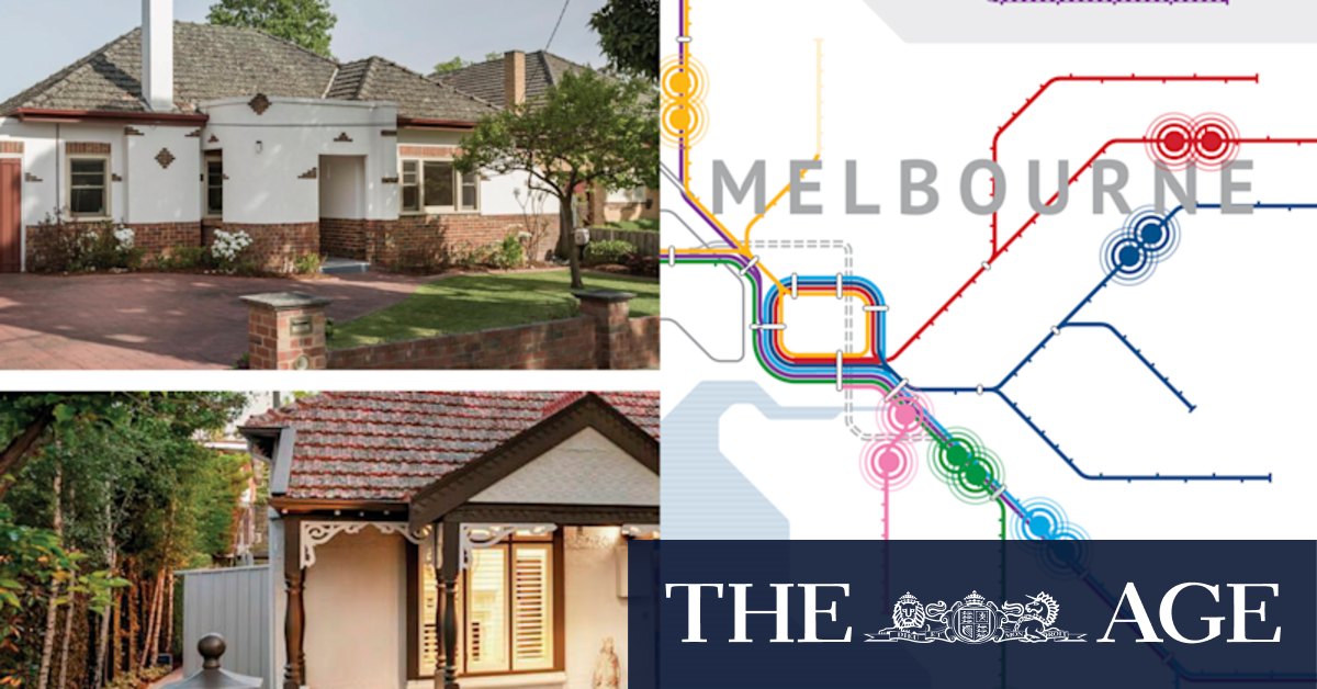Melbourne property: Suburbs where home buyers can save by commuting one or two extra train stops - Vimarsana News